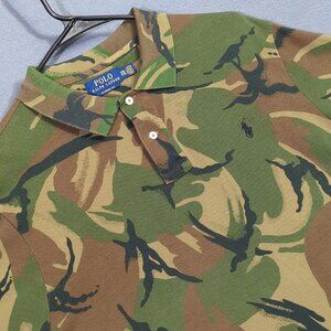 Polo Ralph Lauren Polo Shirt Men's XXL Multi Camo Mesh Classic Fit Short Sleeve